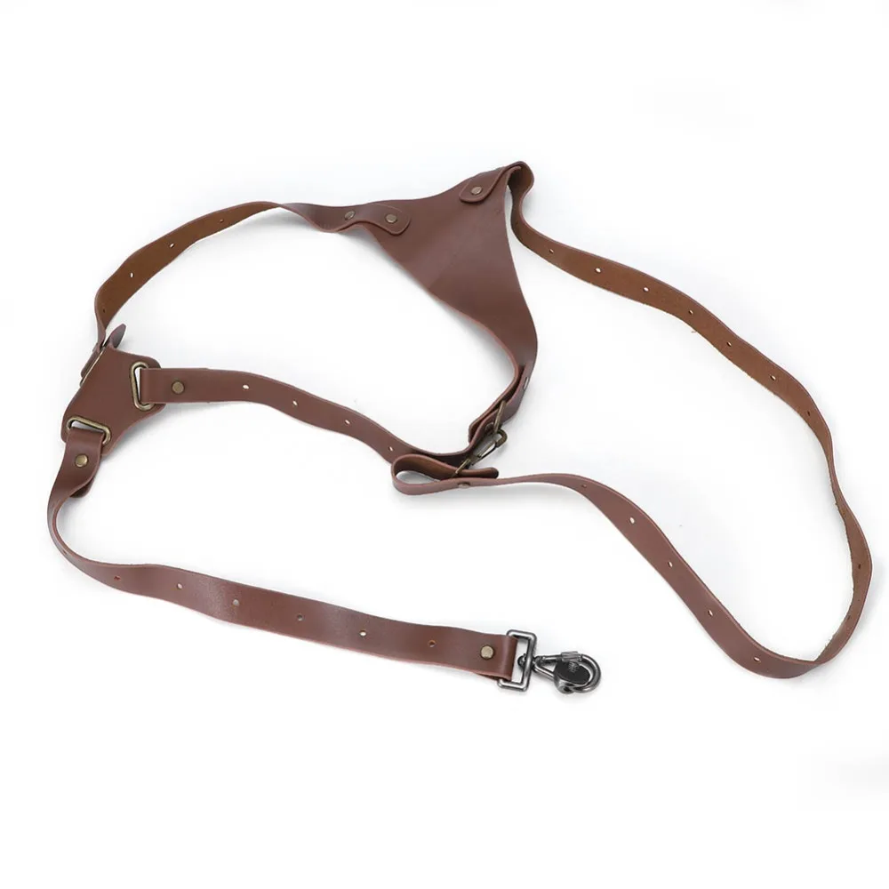 Brown right shoulder design Camera Shoulder Strap Adjustable length structure Comfortable bearing design DSLR Sling Strap