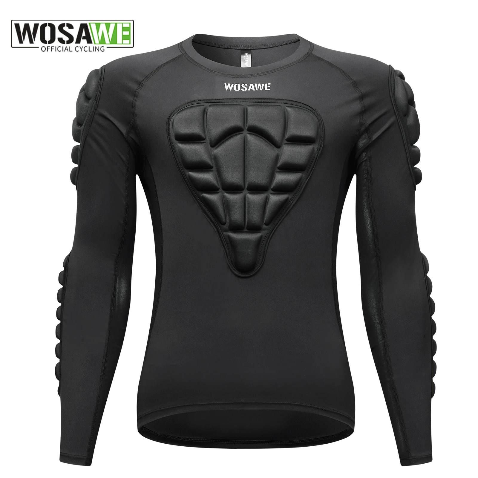 

WOSAWE Motorcycle Armor Underwear Base Layer Motocross Jacket Quick-drying EVA Motorbike Protective Armor Jacket Riding Jacket