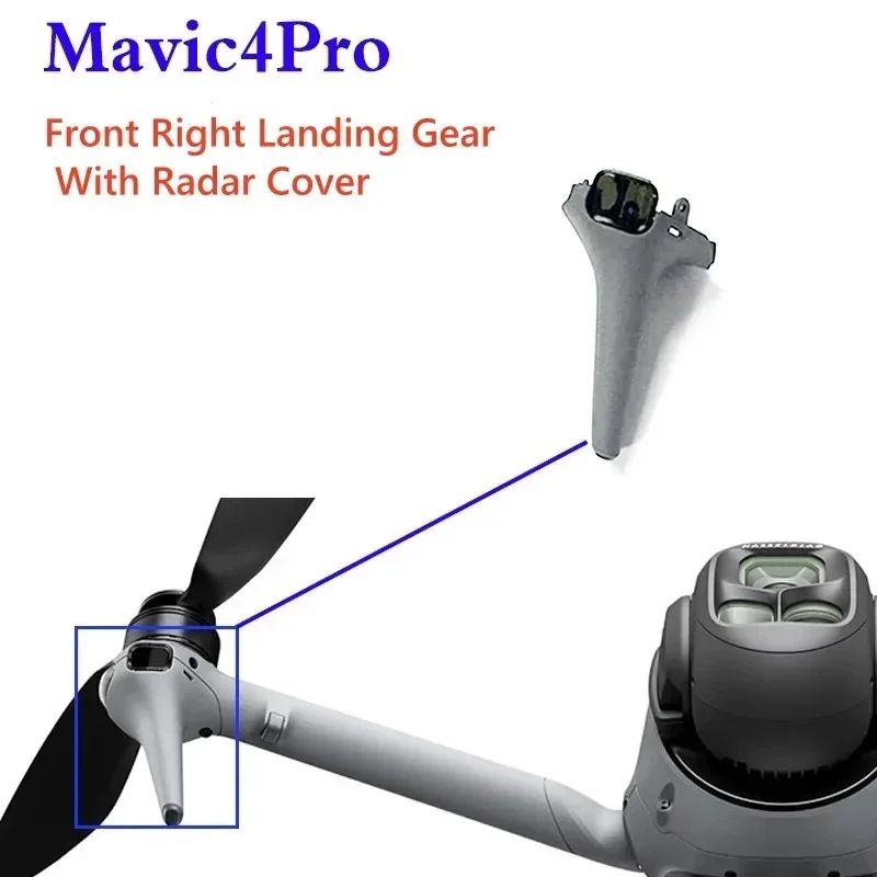 Front Right Landing Gear for Mavic 4PRO Right Arm Legs With Radar Tripod/LED Cover Drone Repair Parts for DJI Mavic4 Pro
