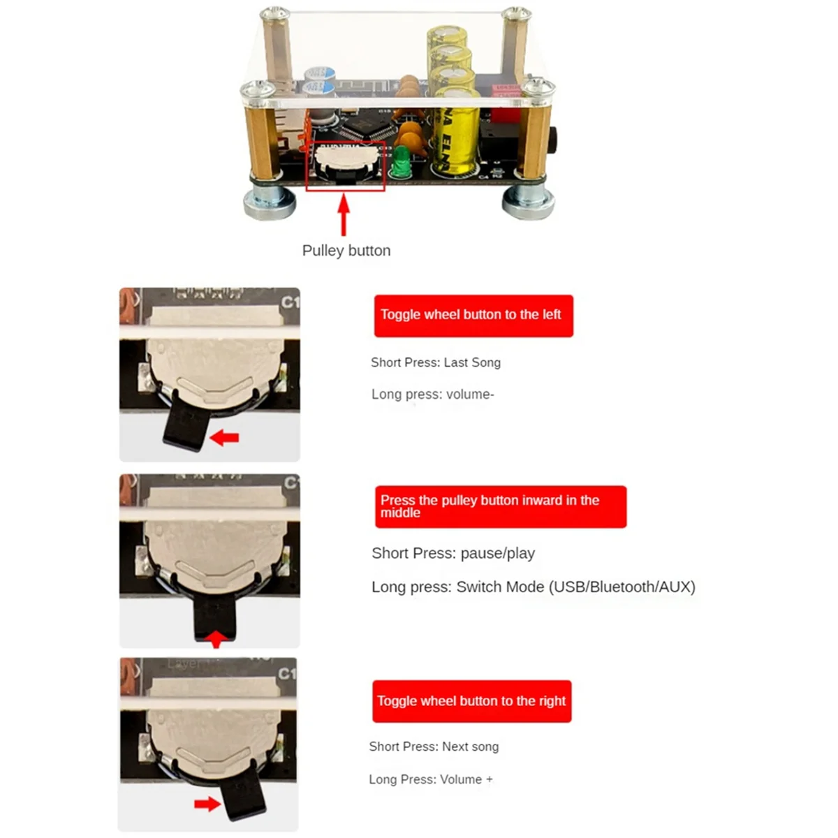 ZK-PT2 HIFI 5.1 บลูทูธ USB ถอดรหัสคณะกรรมการเครื่องเล่น Lossless WAV/FLAC/APE เครื่องรับสัญญาณเสียงเครื่องขยายเสียง APP ฟังก์ชั่น