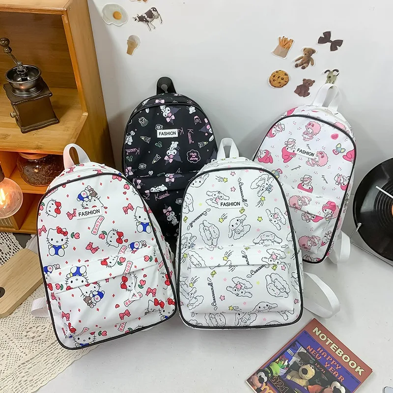 

Sanrio Hello Kitty My Melody Sweet and Lovely Schoolbag Kawaii Large Capacity High Value Lightweight Fashion Student Backpack