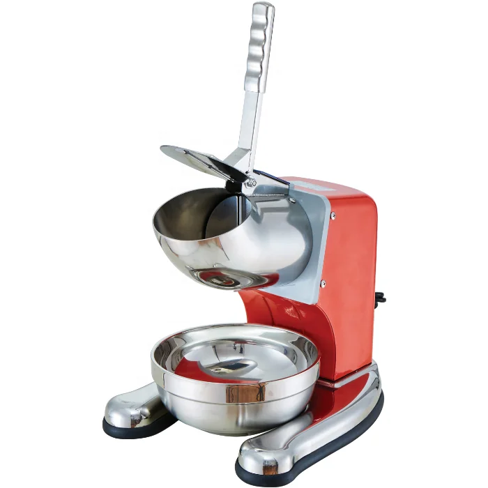 Electric Ice Shaver, Crush Ice Maker, Automatic Stainless Steel Chopper for Household, Outdoor, Hotel Use