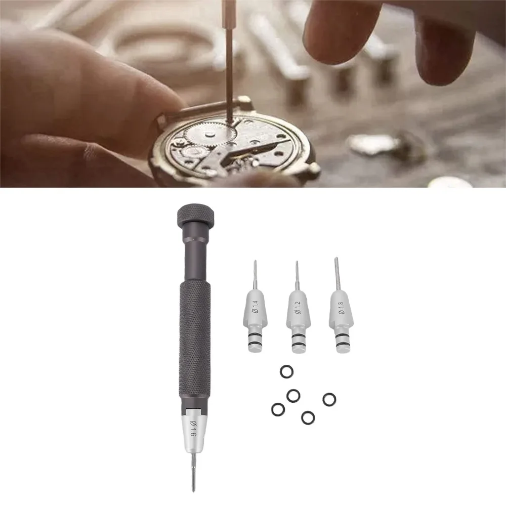 Precision Grey Watch Screwdriver Set Steel 13*8cm Jewelers Screwdriver Set Watch Repair Screwdriver Kit For Watchmaker