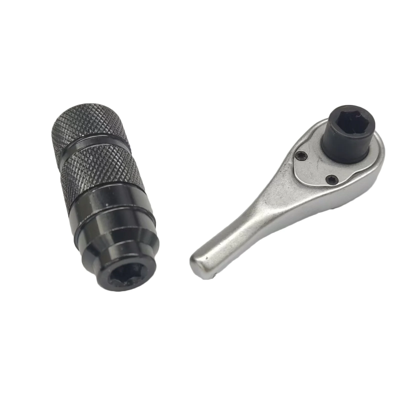 4-in-1-Mini-Ratschenschlüssel mit bidirektionaler Drehung und rutschfestem Griff für 1/4-Zoll-Schraubendreher-Bit-Reparaturen