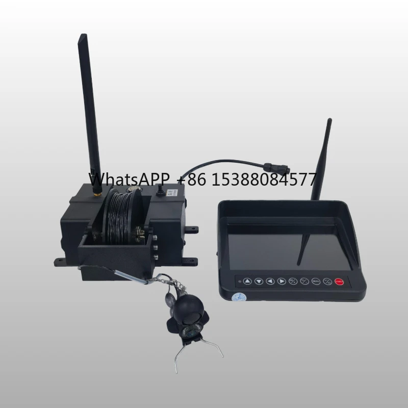 Vídeo sem fio 1080P Visão subaquática 30M Cable7 Display em tempo real 5,8G 500M Faixa sem fio