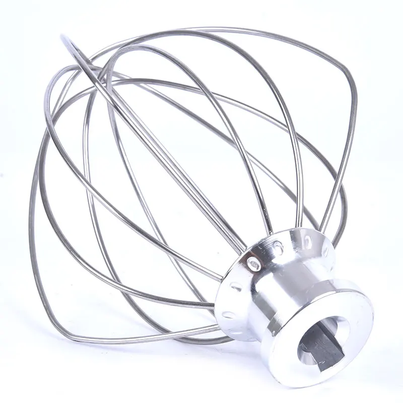 KitchenAid-batidor de 6 cables K45WW, accesorio para batidora de cocina con soporte de cabeza inclinada, cabezal mezclador para batidor de crema pesada de huevo, 1 unidad