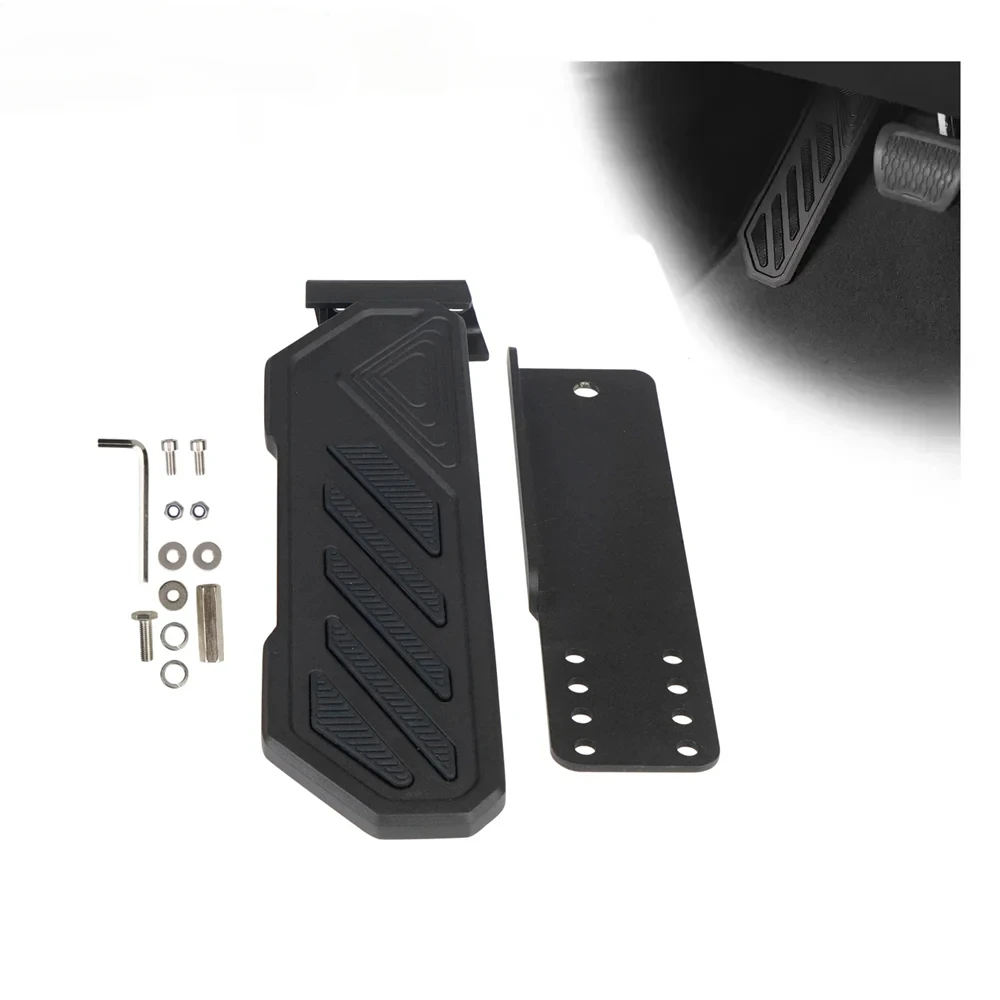 

Dead Pedal Driver Foot Rest Left Side Kick Panel For 2018-2022 Jeep Wrangler JL JLU 4XE For Gladiator JT Anti-Slip Black