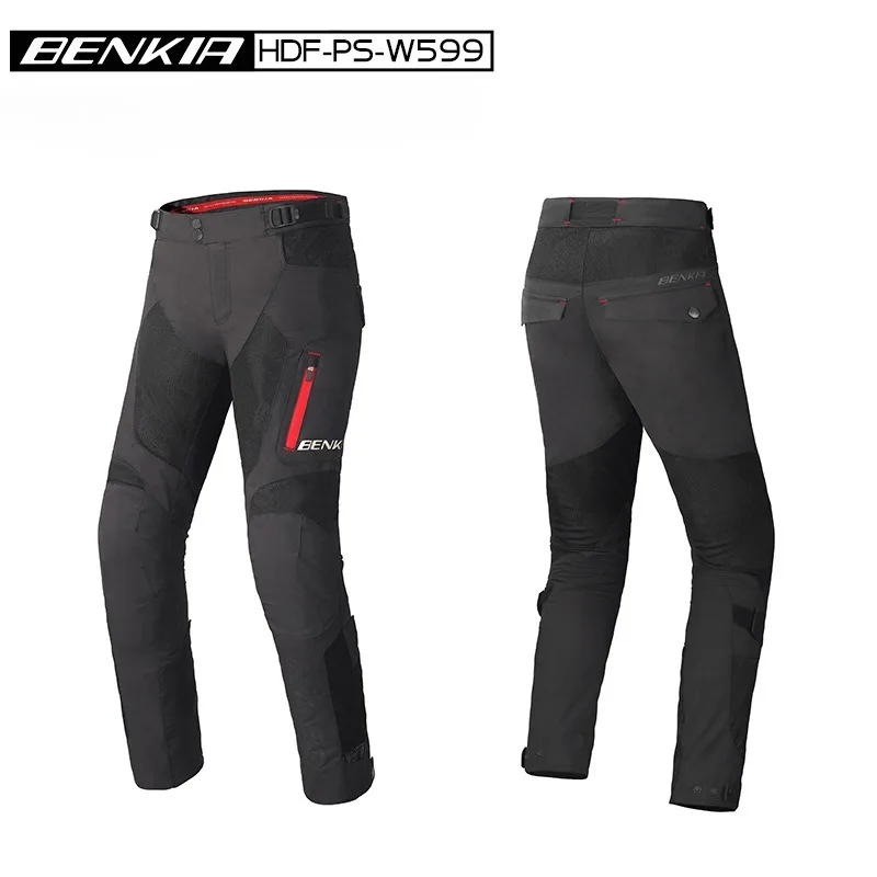 

BENKIA PS-W599 Motorcycle Pants Women's Motorcycle Racing Pants Breathable Spring Summer Cycling Pants Anti-fall Wear-resistant