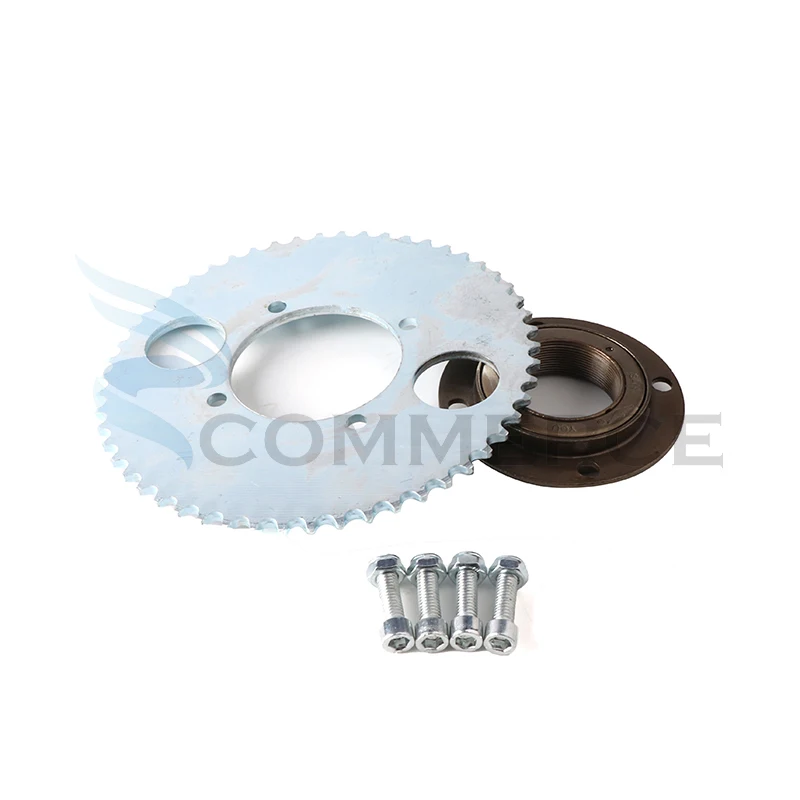 Electric Scooter Rear Wheel T8F 44T/54T 4 Bolt Sprocket Chain Drive Gear & Freewheel Adapter For Bicycle Pocket Pit Dirt Bike