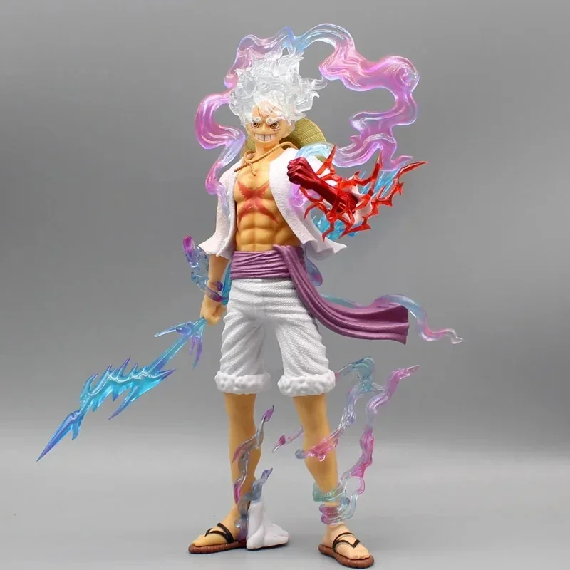 34 см аниме One Piece Nika Luffy Фигурка GK Helios Gear Fifth Busoshoku Haki Статуя ПВХ Фигурка Коллекция Модель Игрушка в подарок
