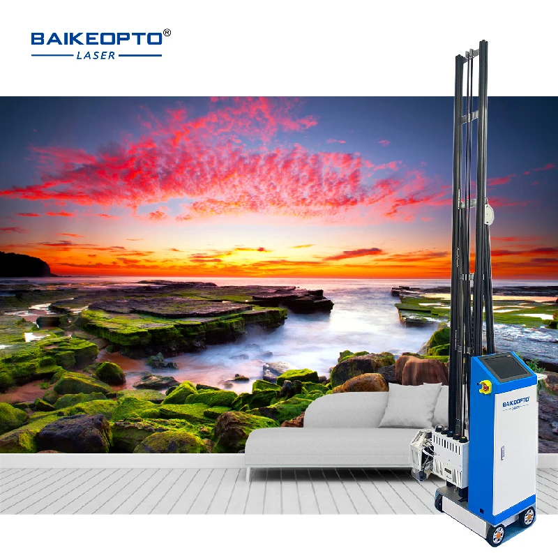 BK-UP1400R เครื่องพิมพ์ผนังแนวตั้ง 3D เครื่องพิมพ์อิงค์เจ็ทสําหรับภาพวาดฝาผนัง