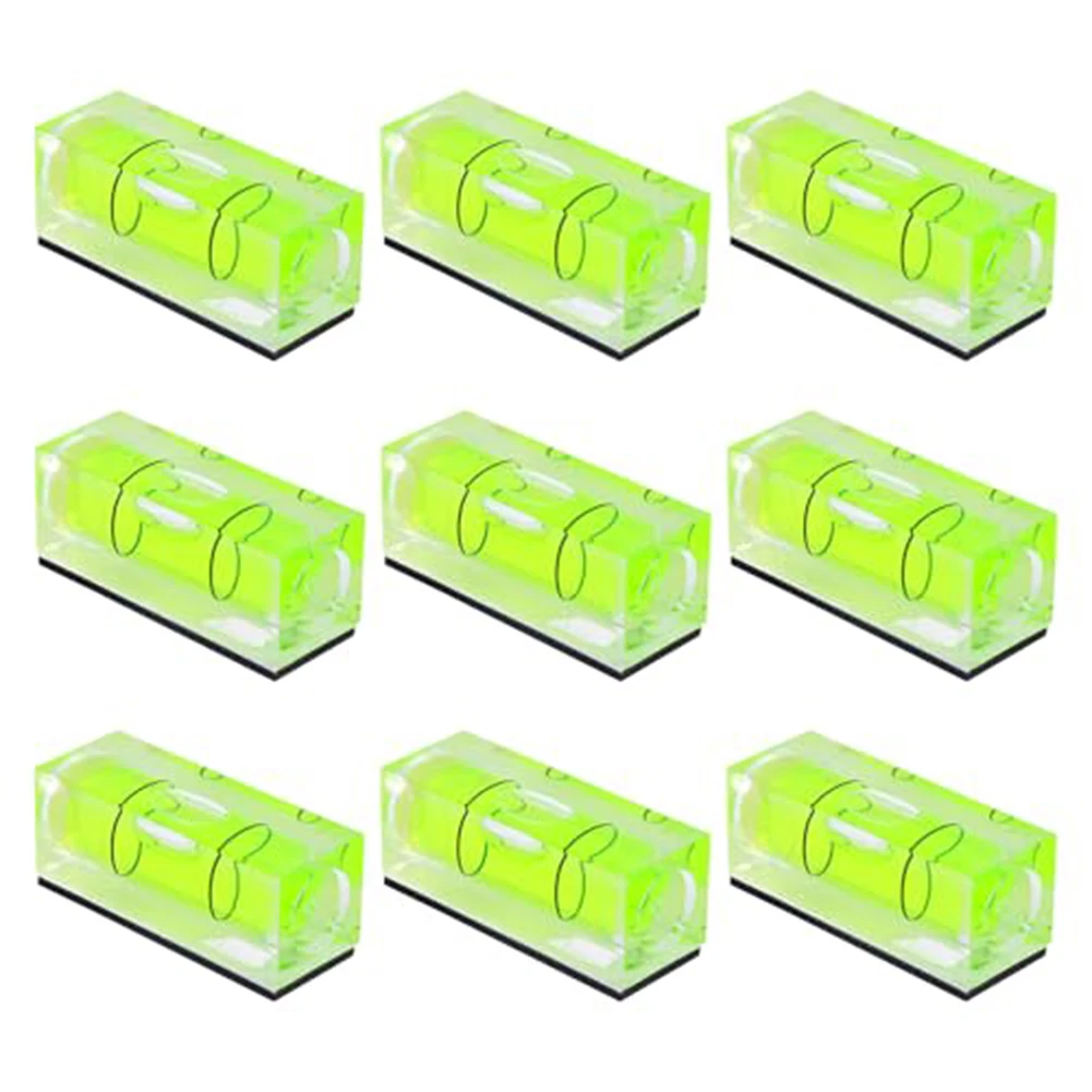 Compact 9-Piece For Mini Bubble Level Set Precision Alignment For DIY Level Balancer Level Photo Frame Measure Horizontal
