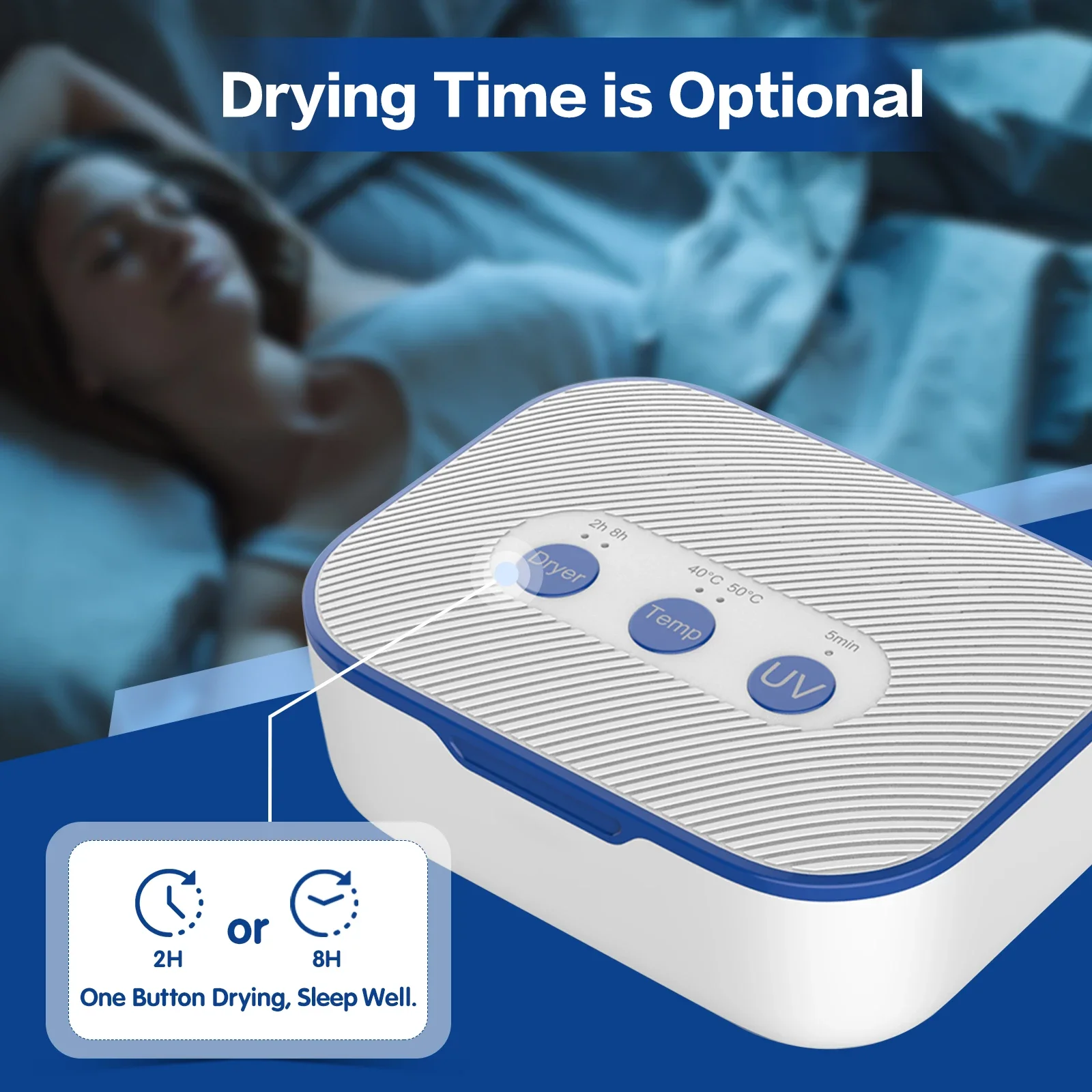 Hearing Aid Maintenance Machine Medical Smart Dry Box With UV Sanitization for Hearing Aid Dry Box factory