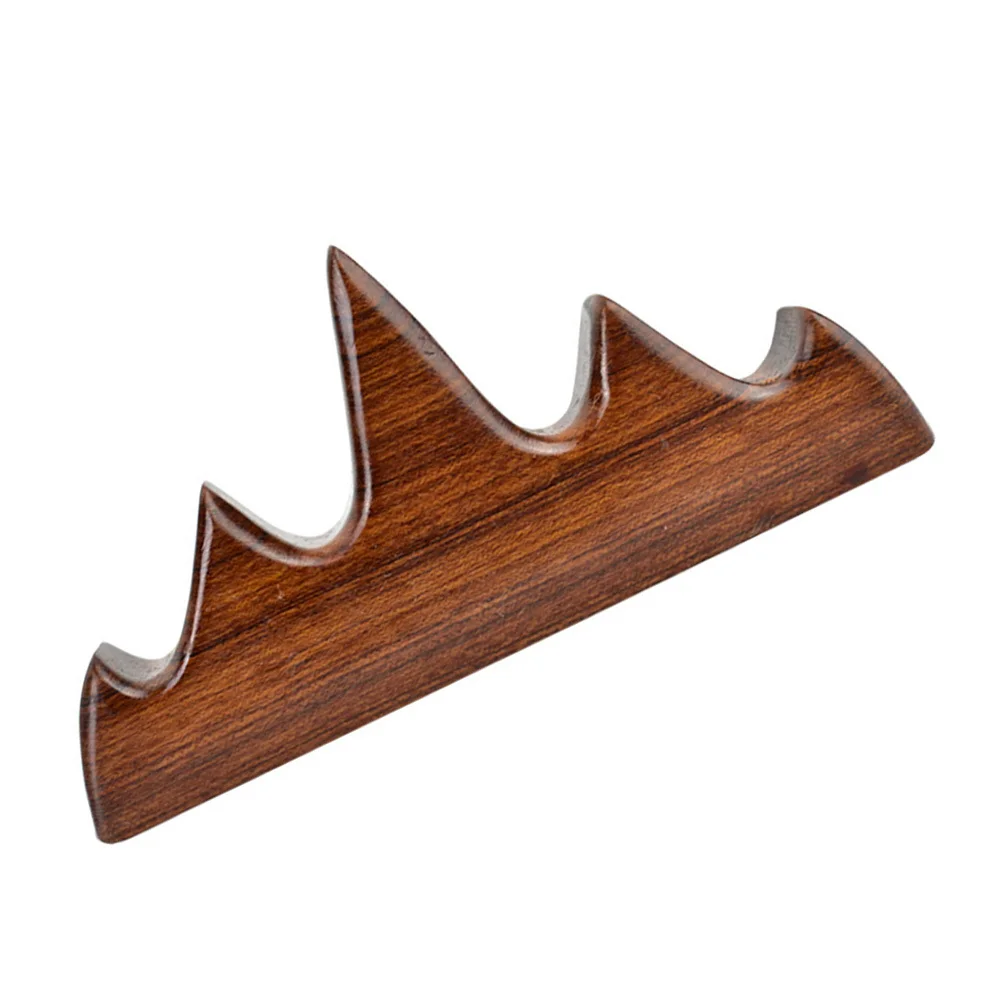 1 قطعة رفوف الخشب الصلب العملي حامل فرشاة تخزين العملي خشبية الخط فرشاة حامل قلم رف القلم الرف المنظم