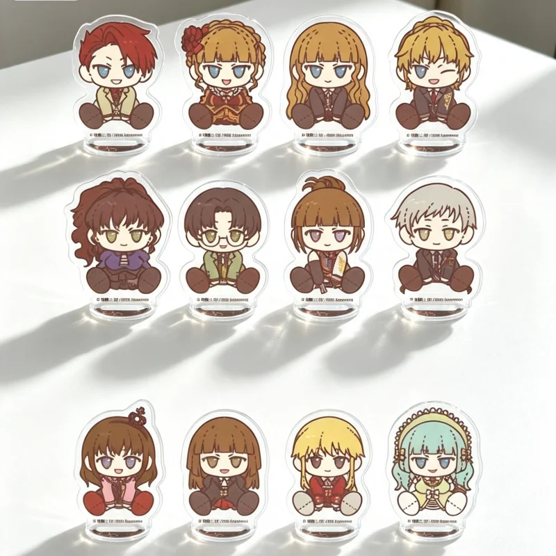 Anime Umineko When They Cry Beatrice Cute Sitting Posture Design Q-Style Acrylic Stand Model Plate Keychains Desk Decor