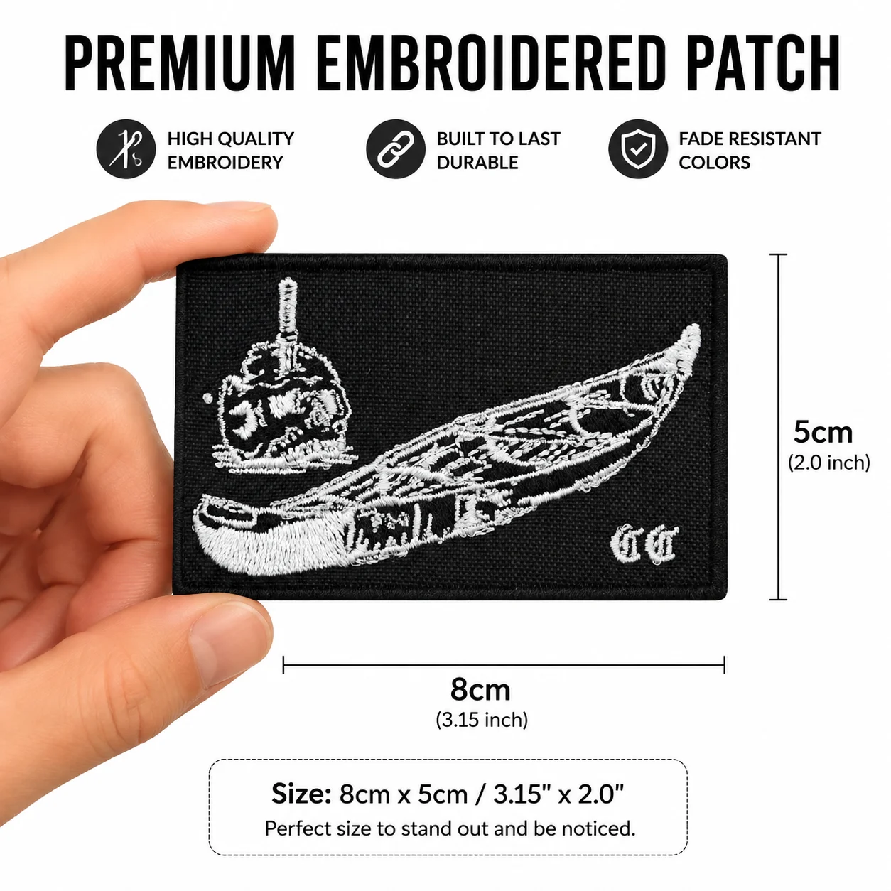 Forward Embroidered Patch Tactical Morale Badge Hook and Loop for Clothes Backpacks Hats & Everything