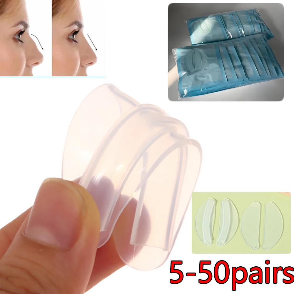5-50pairs Medical Silicone Nasal Splint for Septoplasty Nose Shape Corrector Internal Airway Splint Sterilized