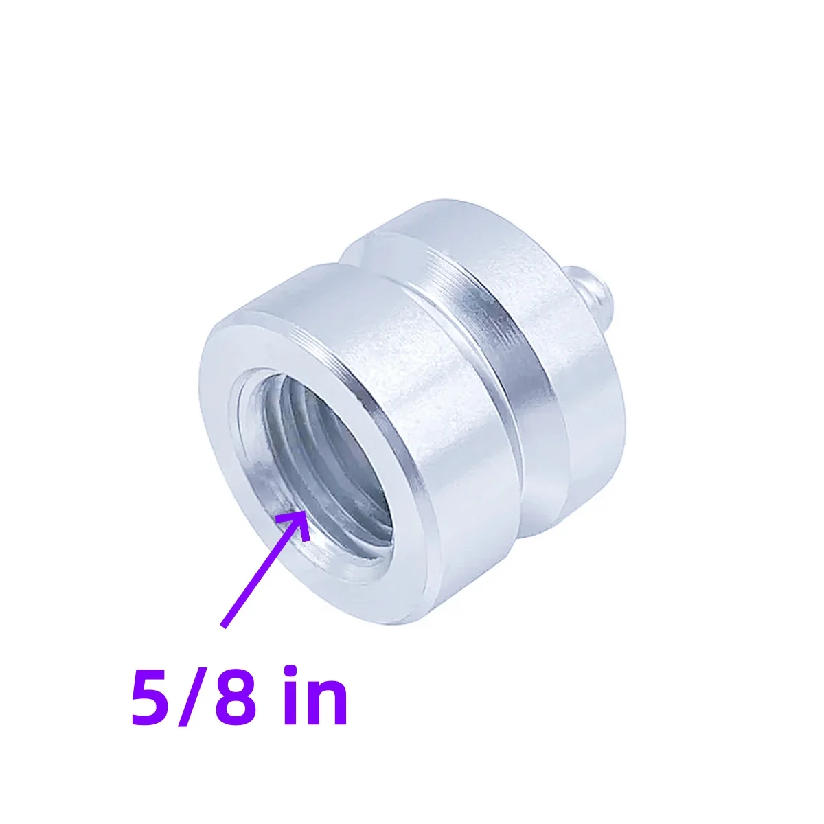 3PCS Aluminium Prism Adapter 1/4x20 Male Thread to 5/8x11 Female Thread for Prism GPS RTK GNSS Total Station