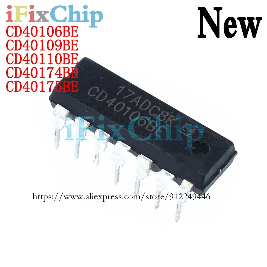 

10 шт. новый CD40106BE CD40106 DIP-14 CD40109BE CD40109 CD40174BE CD40174 CD40110BE CD40110 CD40175BE CD40175