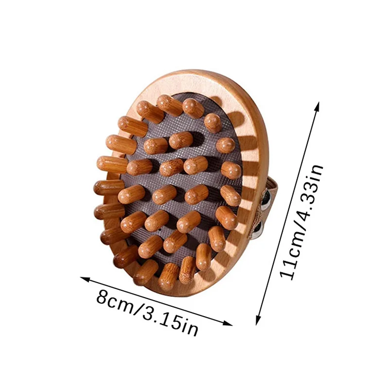 1Pc Air Cushion Dredging Meridian Brush, Universal Scraping Massage Instrument For The Whole Body, Soft Brush For The Abdomen An