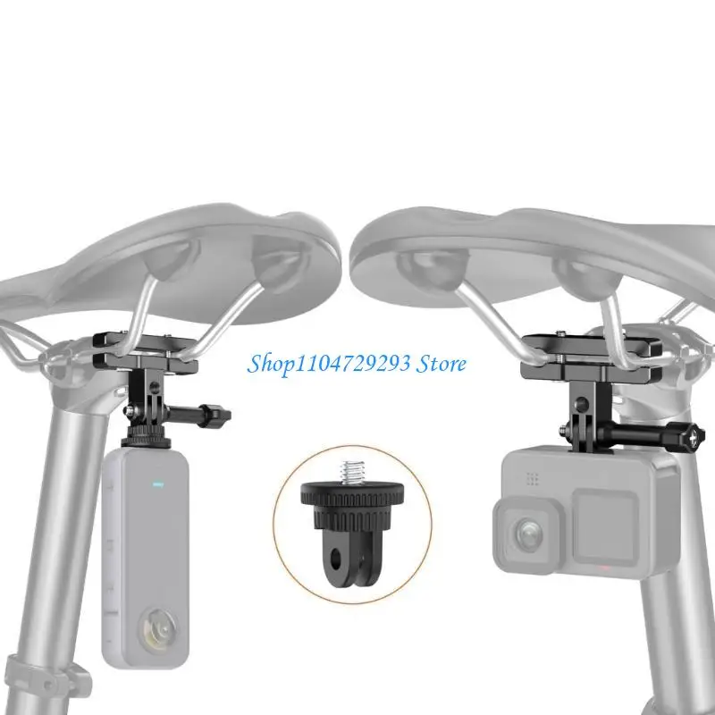 

Y2GD Bike Mount Clamp Secure Bike Support Holder for 13 Camera Recording