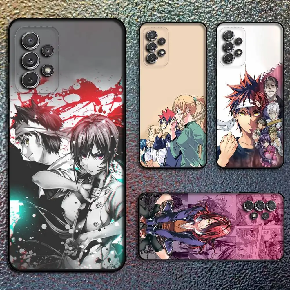 

S-Shokugeki no S-Souma Phone Case For Samsung S25,S24,S21,S22,S23,S30,Ultra,S20,Plus,Fe,Lite,Note,10,9,5G Black Cover