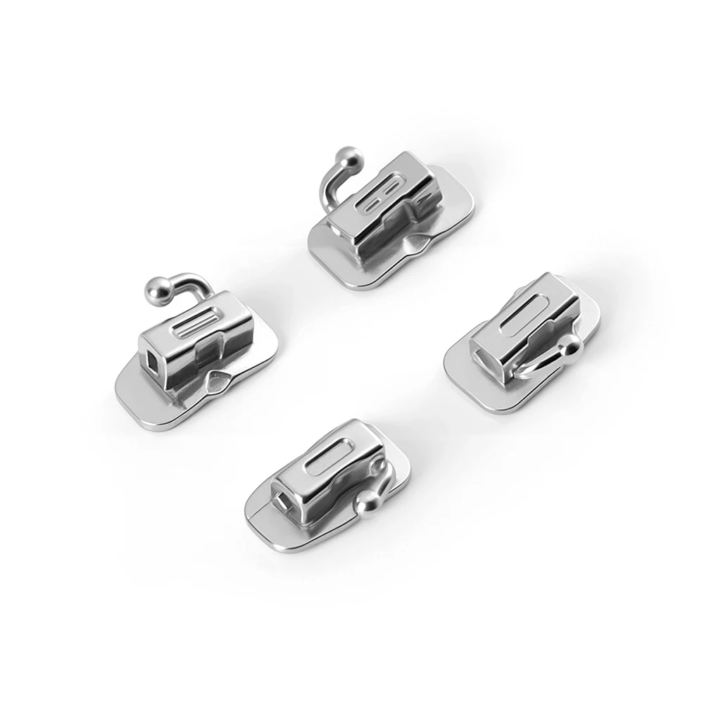 50 Sets Zahnärztliche Kieferorthopädische Bukkalröhrchen für Molaren MIM Monoblock Mesh-Basis Bonding Nicht-Konvertierbar Roth MBT 0.022/0.018 – Detail 6