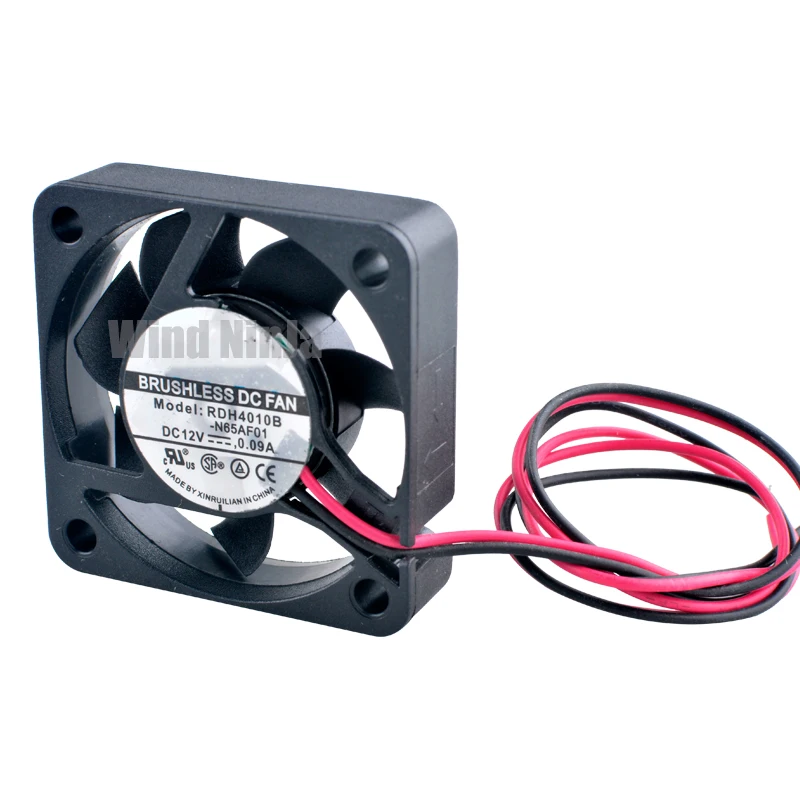 RDH4010B N65AF01 4cm 40mm fan 40x40x10mm DC12V 0.09A Dual ball bearing cooling fan for chassis power CPU