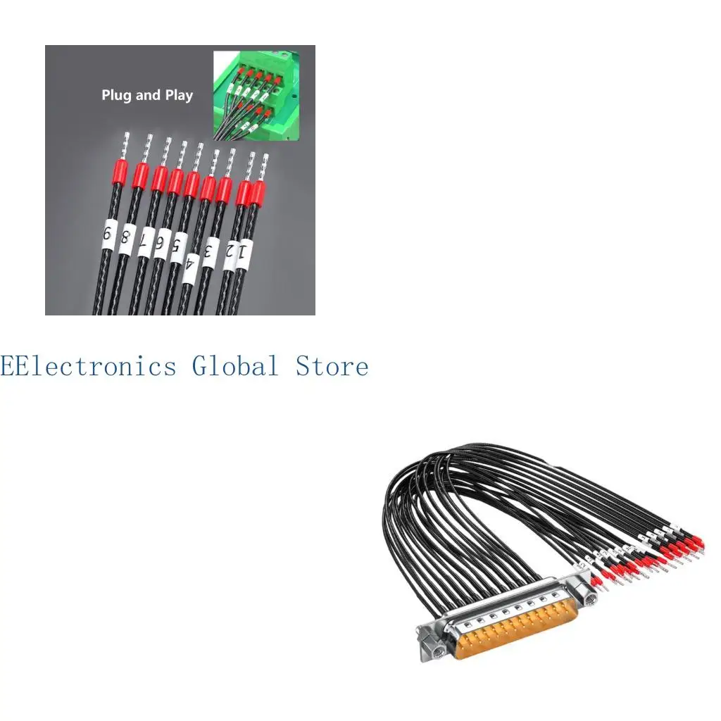 462B Premium DB15 DB25 Serials Cable High Temperature Screw Command Connection Cable Perfect for Fast Speed Data Transfer