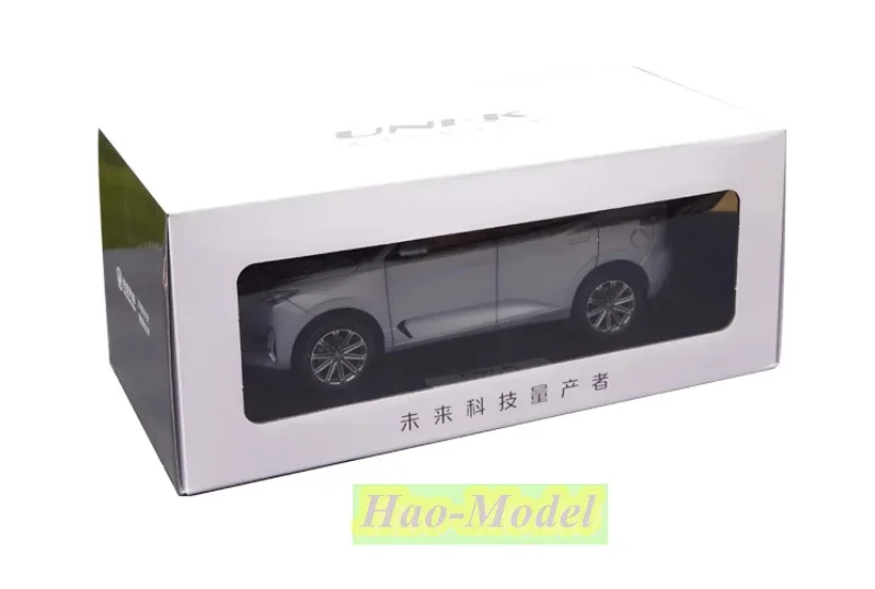 1/18 para chang'an UNI-K unik suv liga diecast modelo de carro brinquedos meninos presentes aniversário hobby exibição coleção ornamentos cinza