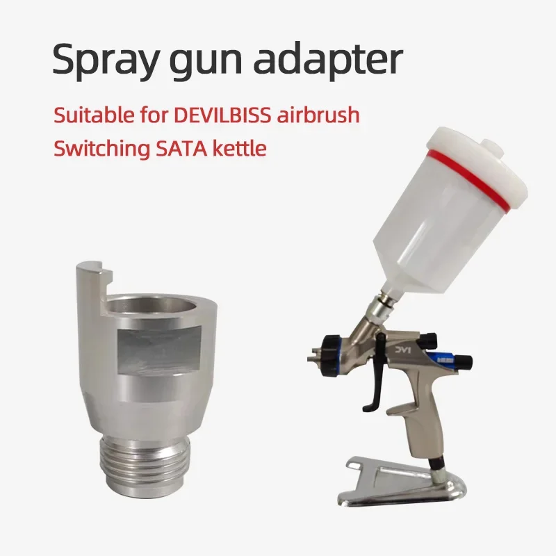 Suitable For DEVILBISS Spray Gun Conversion SATA Gun Can Wash Free Pot Disposable Measuring Cup Adapter Car Paint Spray Tool