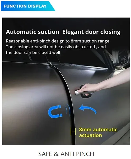 Electric Suction Power Vacuum Door Lock Soft Close Electric Doors for Lexus LX570 2018-ON