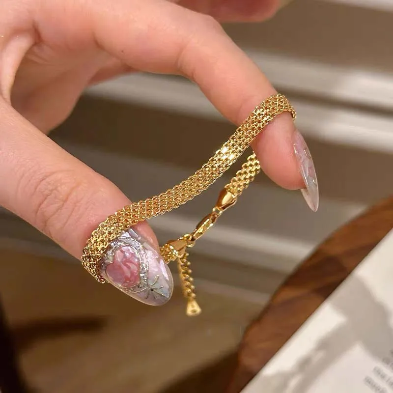 Винтажный-плетеный-браслет-ремешок-из-нержавеющей-стали-для-часов-женский-повседневный-простой-универсальный-элитный-ювелирный-подарок