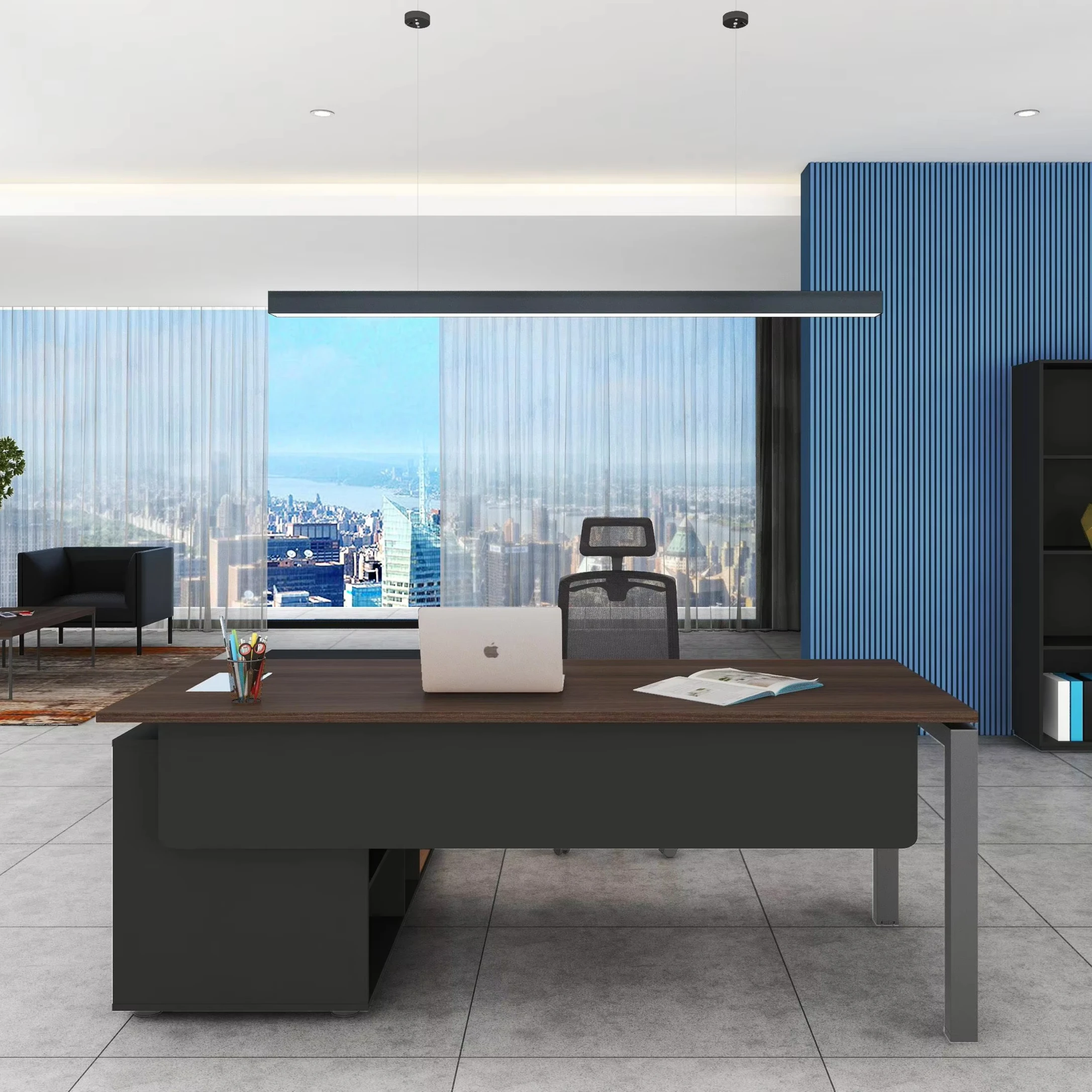 現代的なエグゼクティブデスク、オフィススタッフ向けオープンワ - Office Furniture Design のレビューと価格