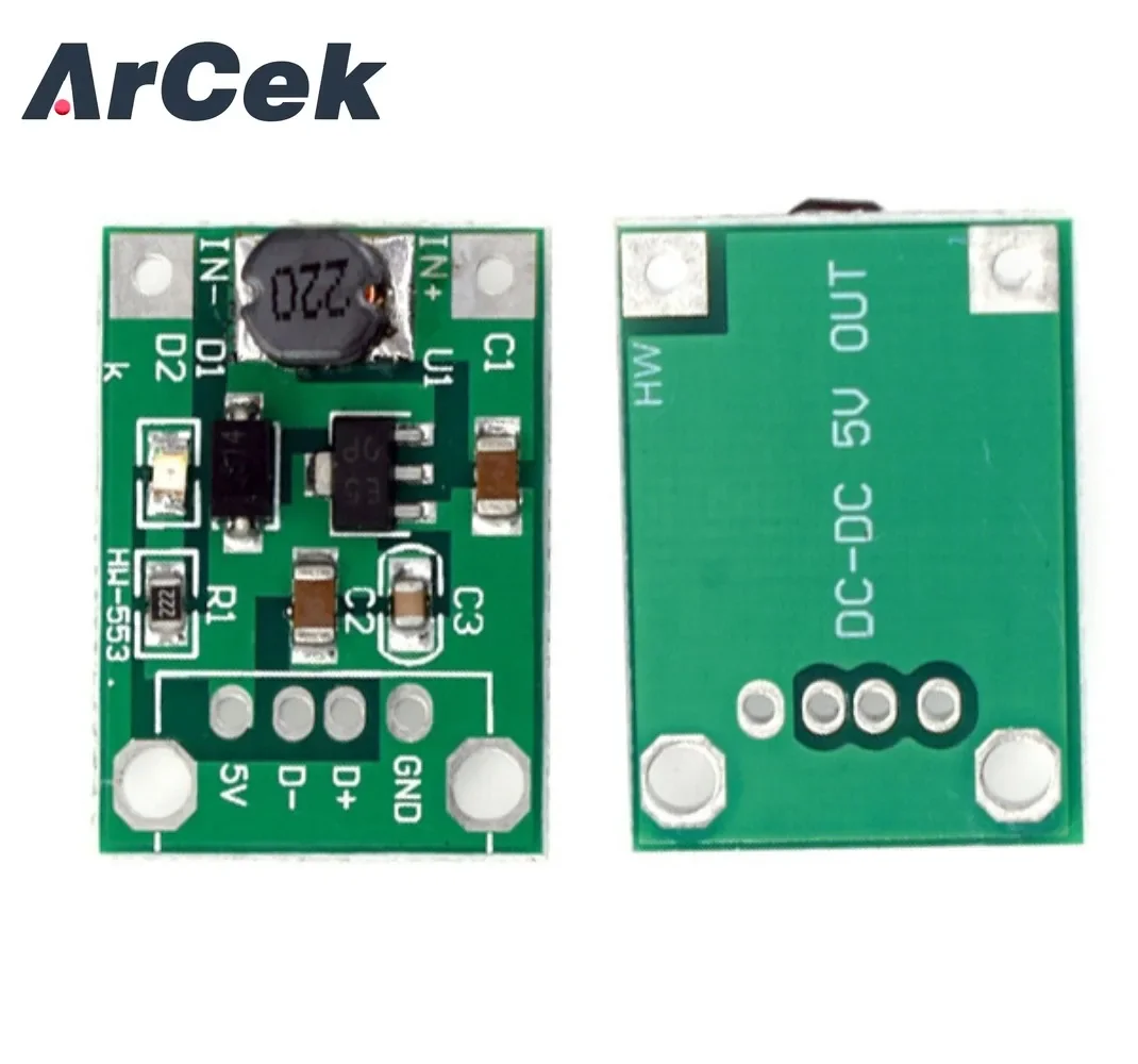 1 Stuks 600ma DC-DC Mini Step Up Power Module 1-5V Naar 5V Boost Converter Voor Arduino