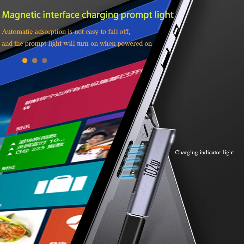 102 واط PD شحن سريع USB C محول شاحن التيار الكهربائي لمايكروسوفت السطح برو X 8 7 6 5 4 الذهاب كتاب اللوحي محول شاحن