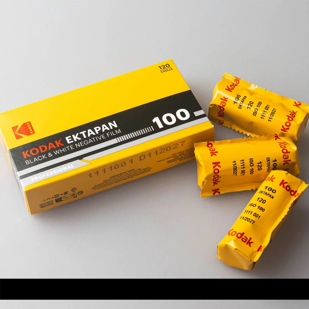 Kodak TRI-X 120 Black And White Film Original IOS 400 400TX Professional Negative Film 1 2 5 6 Rolls (Expiration Date: 2027)