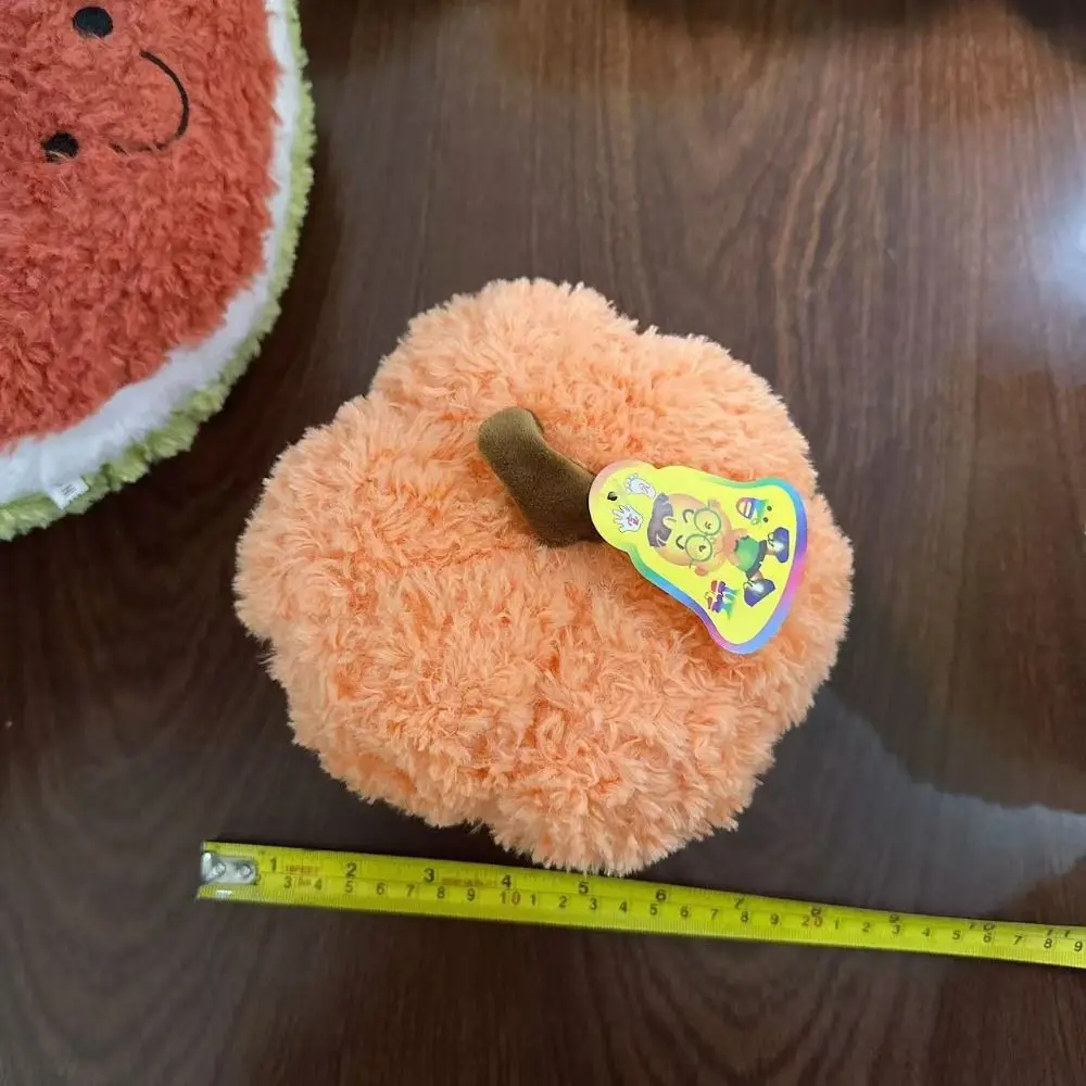 Cartoon Fruit Plush Toy Cute Soft Watermelon Pumpkin Lemon Stuffed Fruit Doll Pineapple Mango Multicolor Vegetable Plush Toy