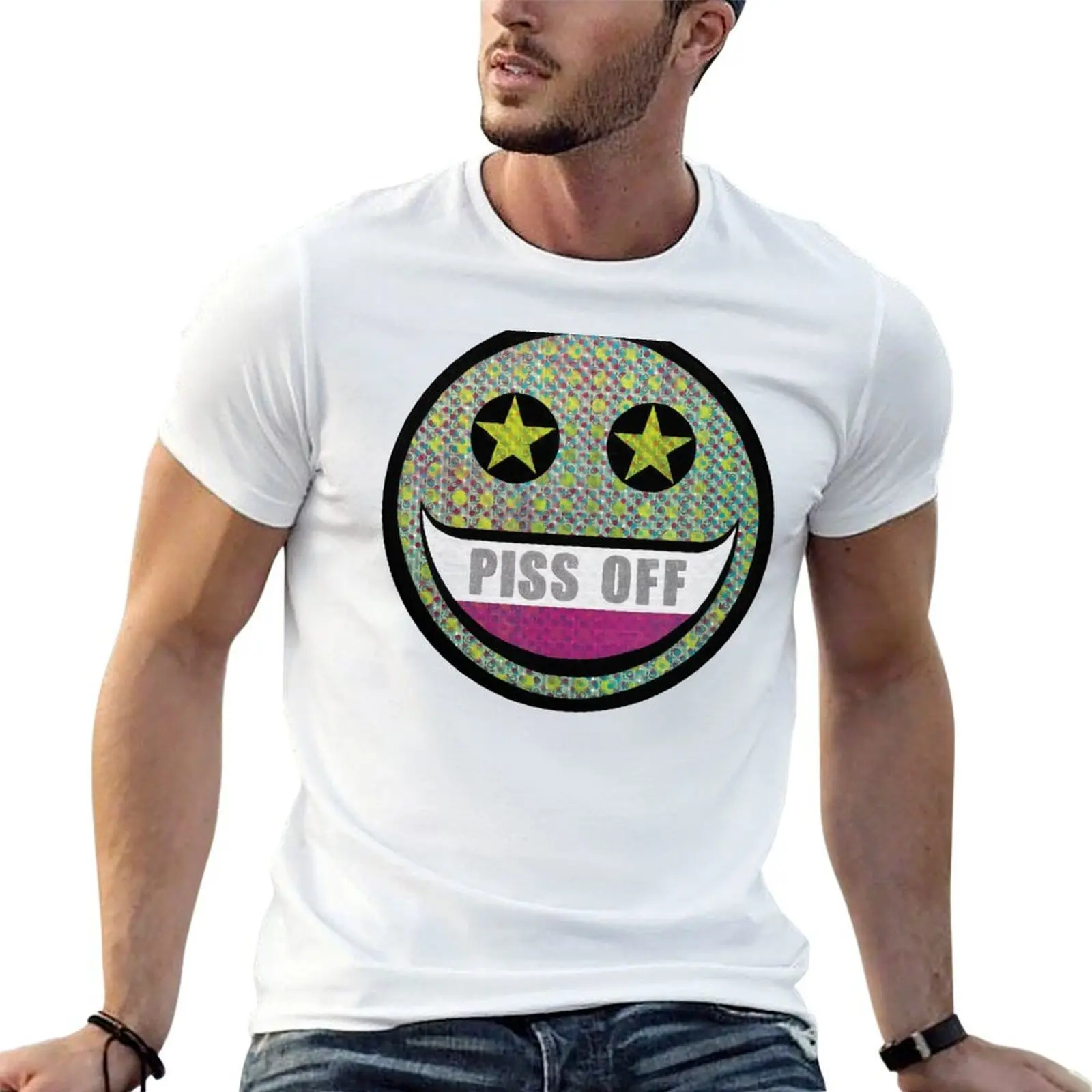 

PISS OFF T-Shirt graphic t shirts for man t shirt custom print t shirt men 100% cotton luxury brand T-shirt