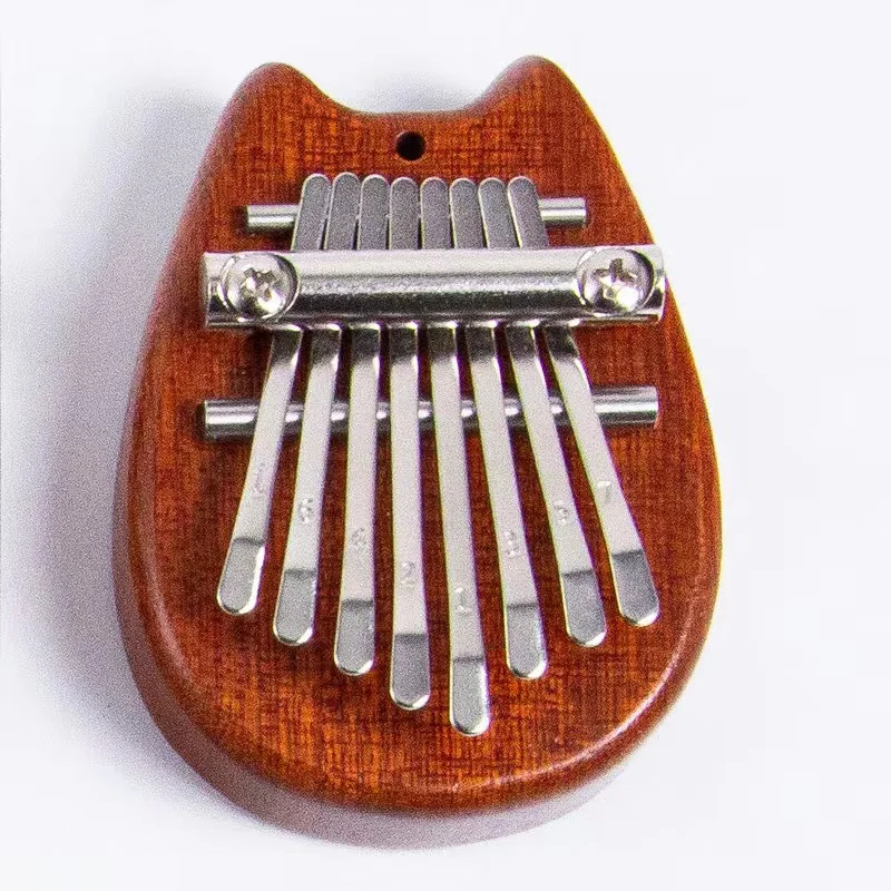 8 Key Mini Wooden Kalimba Portable  Exquisite Finger Thumb Piano Marimba Musical Good Accessory Pendant Gift