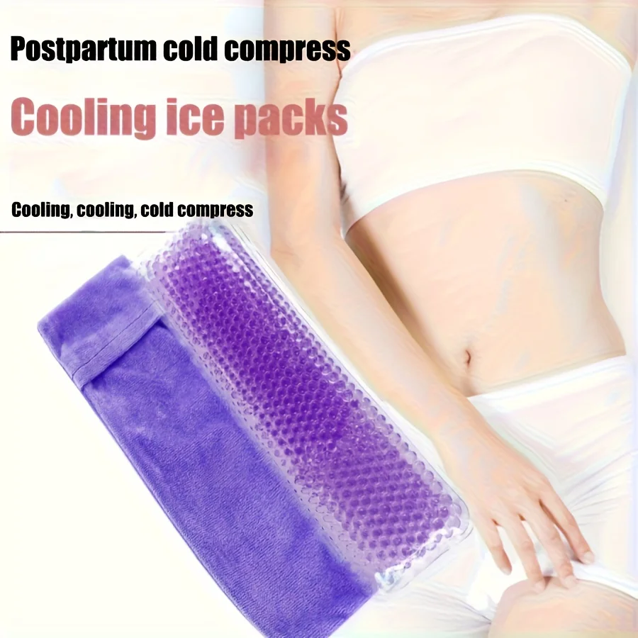 2Pcs Reusable Perineal Cooling Pad, Hemorrhoid and Perineal Ice Pack, Postpartum Pain Relief, Hot and Cold Compress Pack