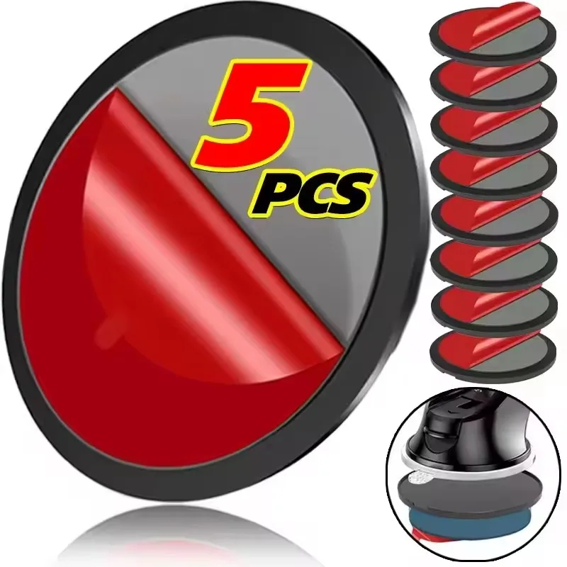 Extra Strong Sticky Adhesive Sticker Pads for Car Dashboard Suction Cup Mounts, Durable Mounting Double-Sided Circle Tape