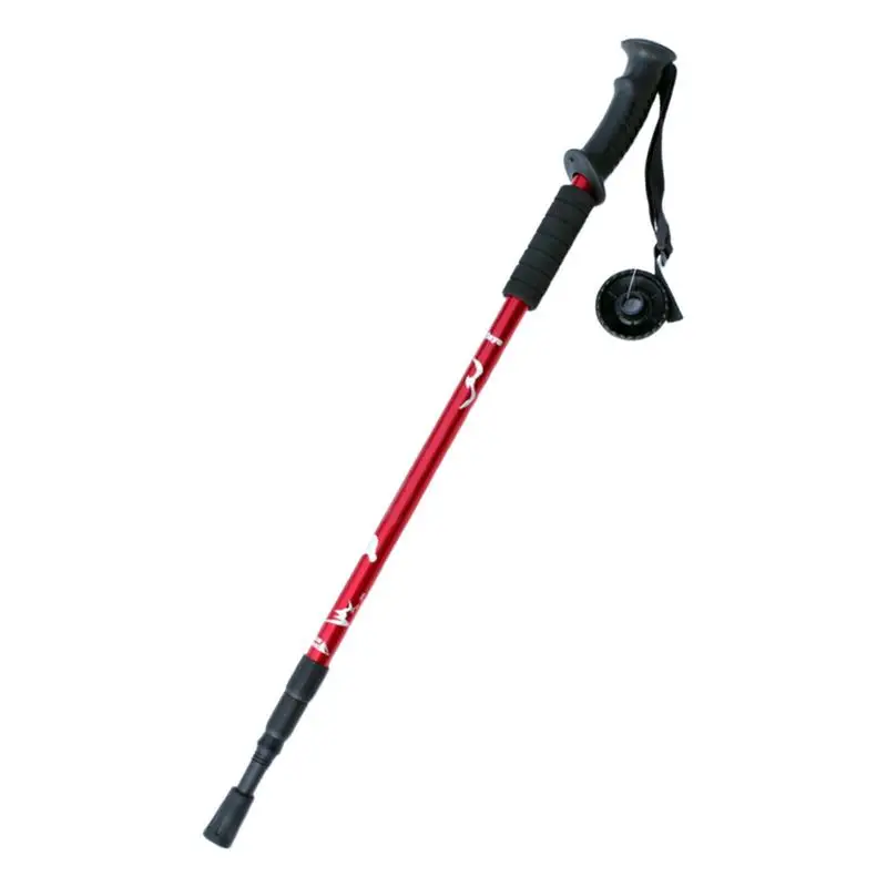 Trekking Pole 3-Section Portable Outdoor Fold Trekking Pole Retractable Stick for Travel Mobility Aid Anti Shock Stick Pole