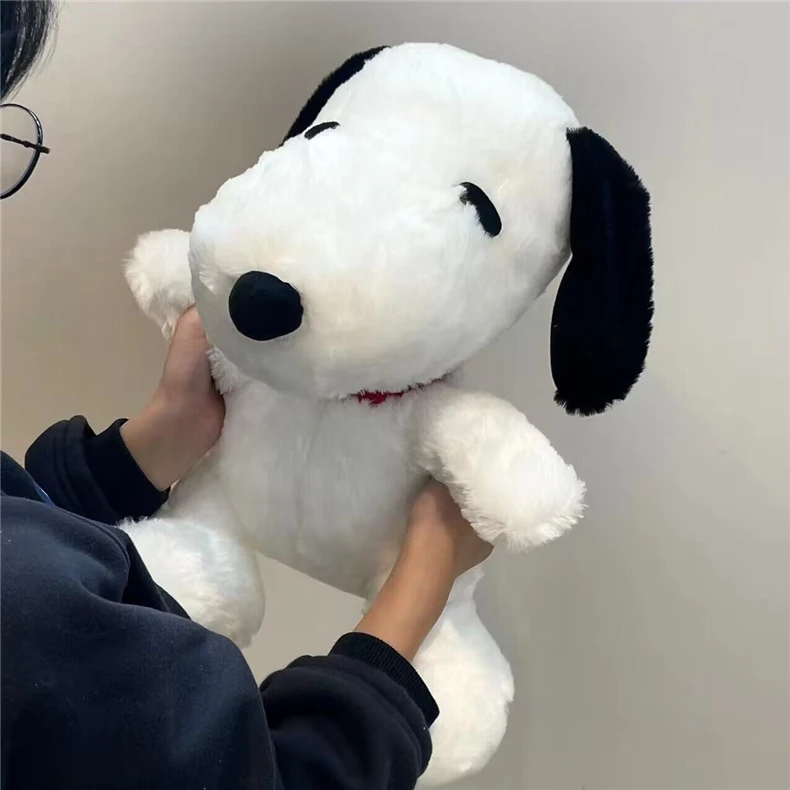 Muñeco de peluche de Snoopy MINISO para niños, almohada de estilo coreano perezoso, decoración del hogar, regalo para niñas, 40 cm, 60cm