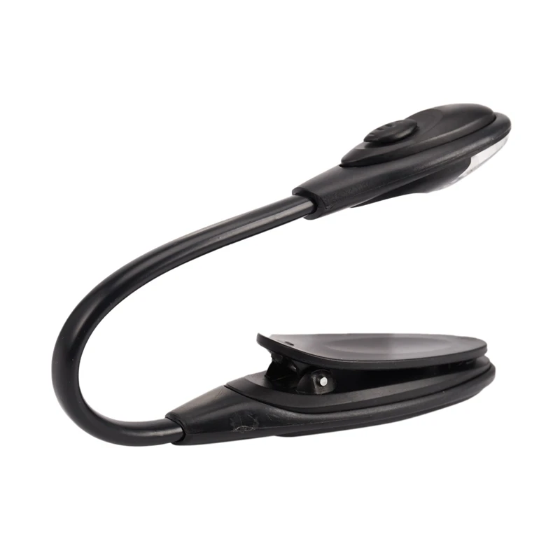 Mini zacisk elastyczny jasny Booklight LED dziennik podróży lampka do czytania białe światło stojak na książkę drobne upominki światła mała lampa stołowa