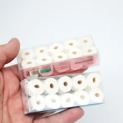Puppenhaus Mini Papier tuch Maßstab Miniatur Rollen Toiletten papier Mini Badezimmer Dekoration für Puppen Spielzeug Kinder Geschenk Raum Dekor