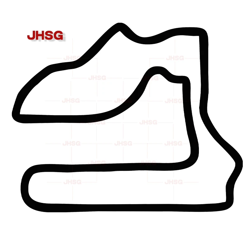 

Sebring Int Raceway Decal Sticker Outline Vinyl Track Car Motorcycle Helmet