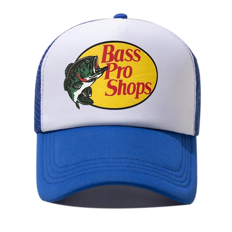 Fashion Fish Trucker Caps Men Funny Fishing Printing Hat Baseball Cap Cool Summer Unisex Mesh Net Caps