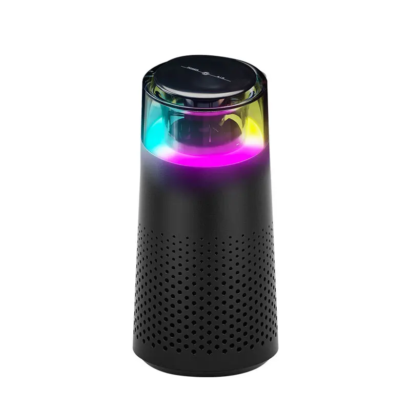 Air Purifier Devices for Car with Usb Colorful Night Light Touch Screen Multi-layer filter Odor Removal Negative Ions Generator