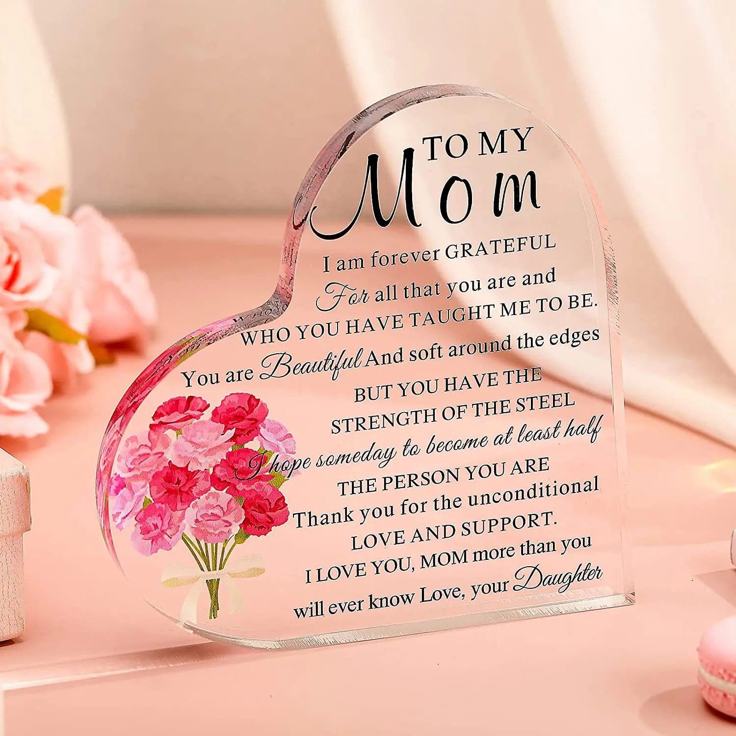Factory Stock Acrylic Gift Birthday Home Decor Friendship Gifts for Women Personalised Engagement Engaged Special  Acrylic Craft